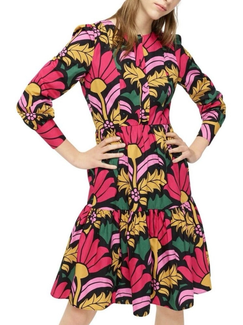 J. CREW Ratti GRANDE FIORE Dress size 00